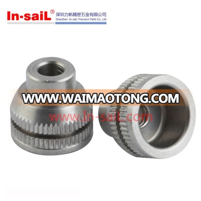 Screw fastener threaded aluminum inserts