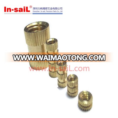 DIN 16903 Open Insert Nuts for Plastics Mouldings