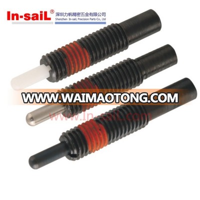 China supplier global servicer steel spring loaded locking type long spring plunger manufacturer