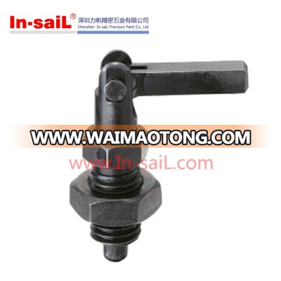 Steel black oxide switch lever spring loaded indexing plunger